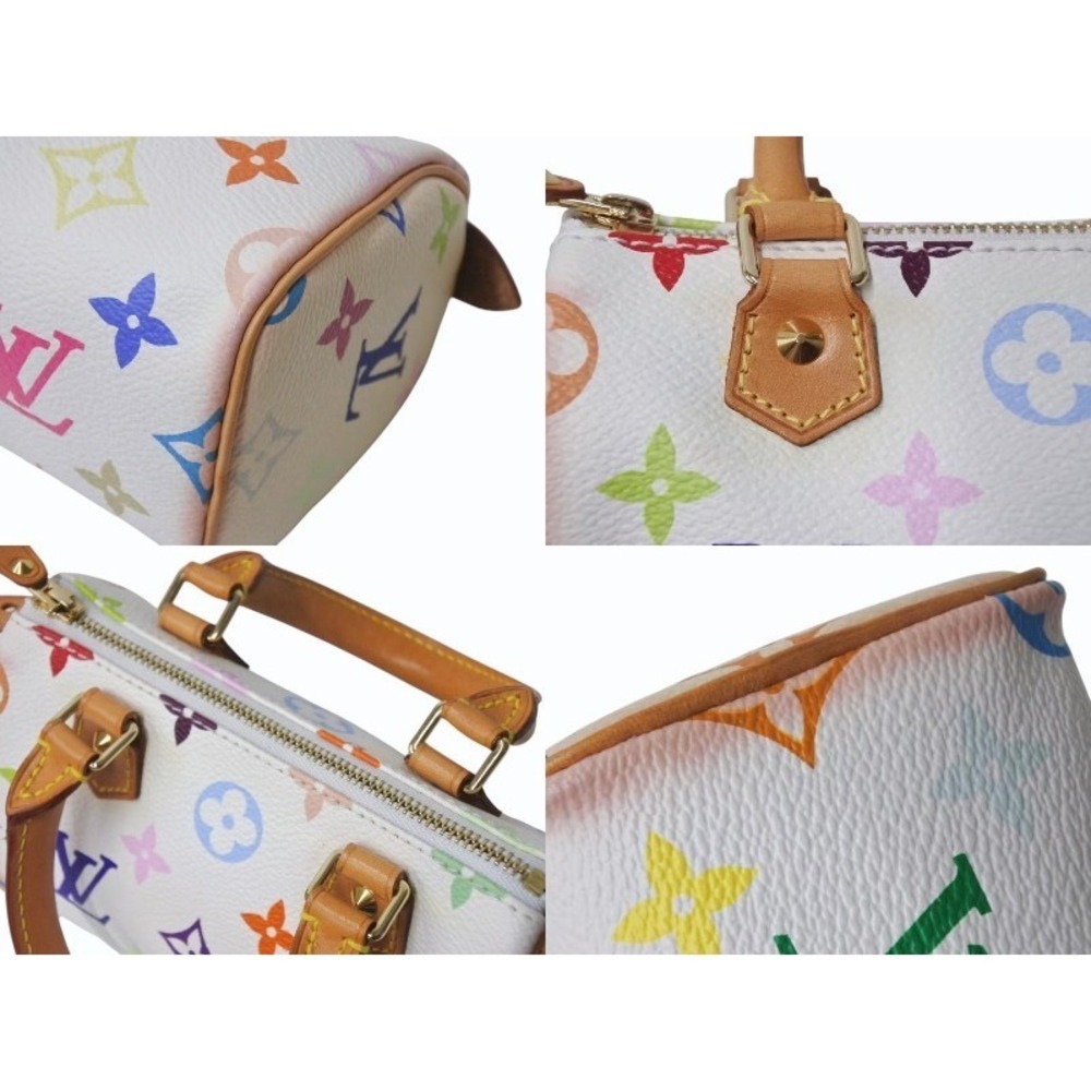 Louis Vuitton Monogram Multicolore Multicolor Speedy Natural Takashi Murakami - Picture 8 of 9